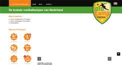 Desktop Screenshot of procamp.nl